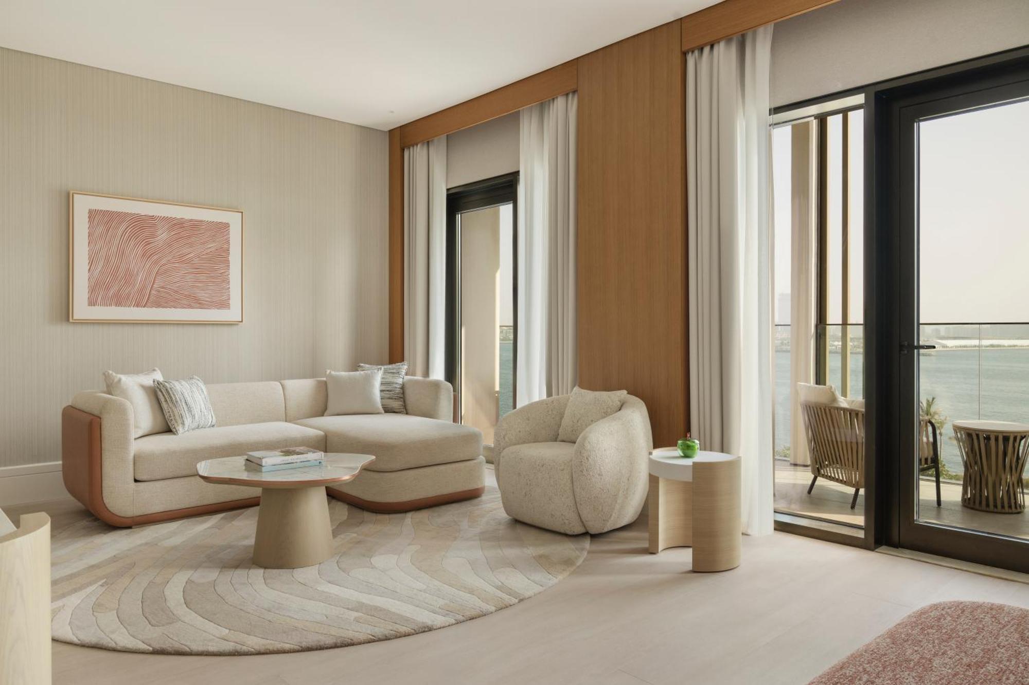 Caesars Palace Dubai Bagian luar foto A living room at the hotel